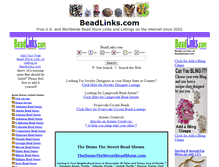 Tablet Screenshot of beadlinks.com